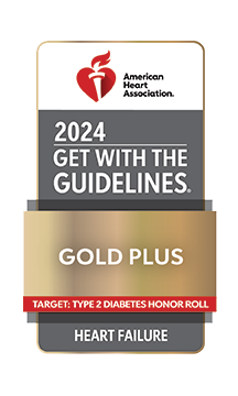 Get with the Guidelines Heart Failure Gold Plus 2024 logo