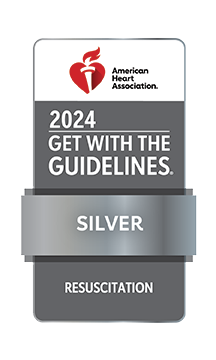 Get with the Guidelines Resuscitation Silver 2024 logo